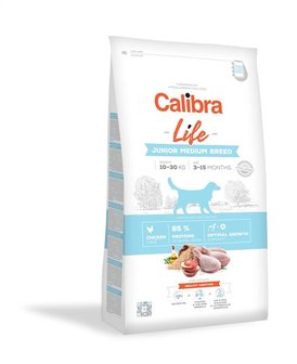 Calibra Life Canine Junior Medium Breed Chicken 12kg