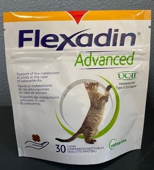 madras stemme fryser Flexadin Advanced Cat 30 chews - Dierenartsenpraktijk De Lijsterbes -  Voeding, supplementen en accessoires voor uw gezelschapsdieren