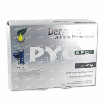 Dermoscent Pyo-spot Hond  20-40kg 4pip