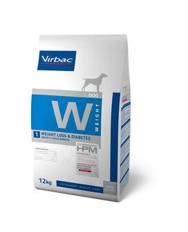 Virbac HPM Canine Weight Loss/Diabetic W1 12kg