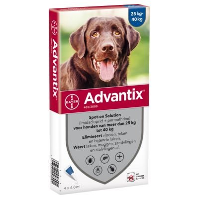 Advantix 400/2000 Spot-On Dog 25-40kg 4st