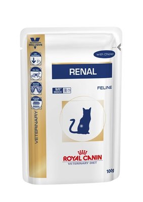 Royal Canin Feline Renal Chicken Pouch 12x85gr