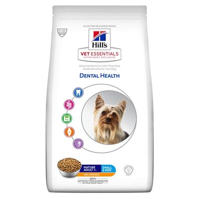 Hills Vetess Canine Mature Adult Dental Small/Mini Chk 2kg