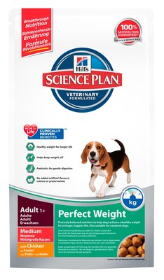 Hill's Science Plan Canine Adult Perfect Weight Medium 12 kg