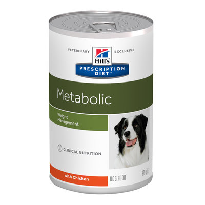 HILLS PDIET CANINE METABOLIC (BEEF) 12x370G
