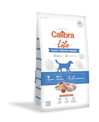 Calibra Life Canine Adult Medium Breed Chicken 12kg