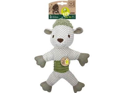 M-PETS Loki eco dog toy green/white