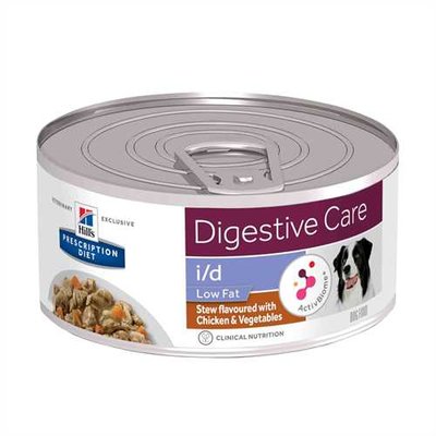 HILLS PDIET CANINE ID LOW FAT CHICKEN + VEGETABLE STEW 24X156G