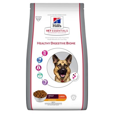 HILLS VETESS CANINE ADULT HEALTHY DIGESTIVE BIOME LARGE BREED 10KG