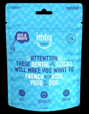 IMBY - DOG - SNACKS - BITE AND BREATH 100 GR IMBY PETFOOD