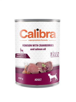 Calibra Canine Adult Venison 6X400gr