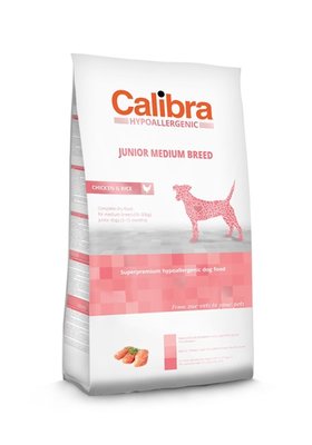 Calibra Life  Canine Junior Medium Breed Chicken 2.5kg