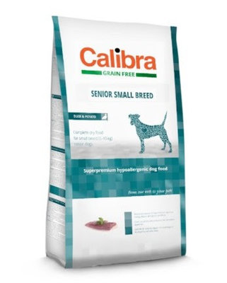 Calibra Grain Free Senior Small Breed/Duck & Potato 2kg