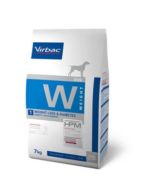 Virbac HPM Canine Weight Loss/Diabetic W1 7kg