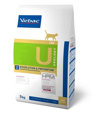 Virbac HPM Feline Dissolution/Prevention U2 3kg