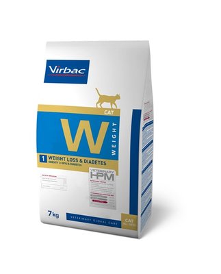 Virbac HPM Feline Weight Loss/Diabetic W1 7kg